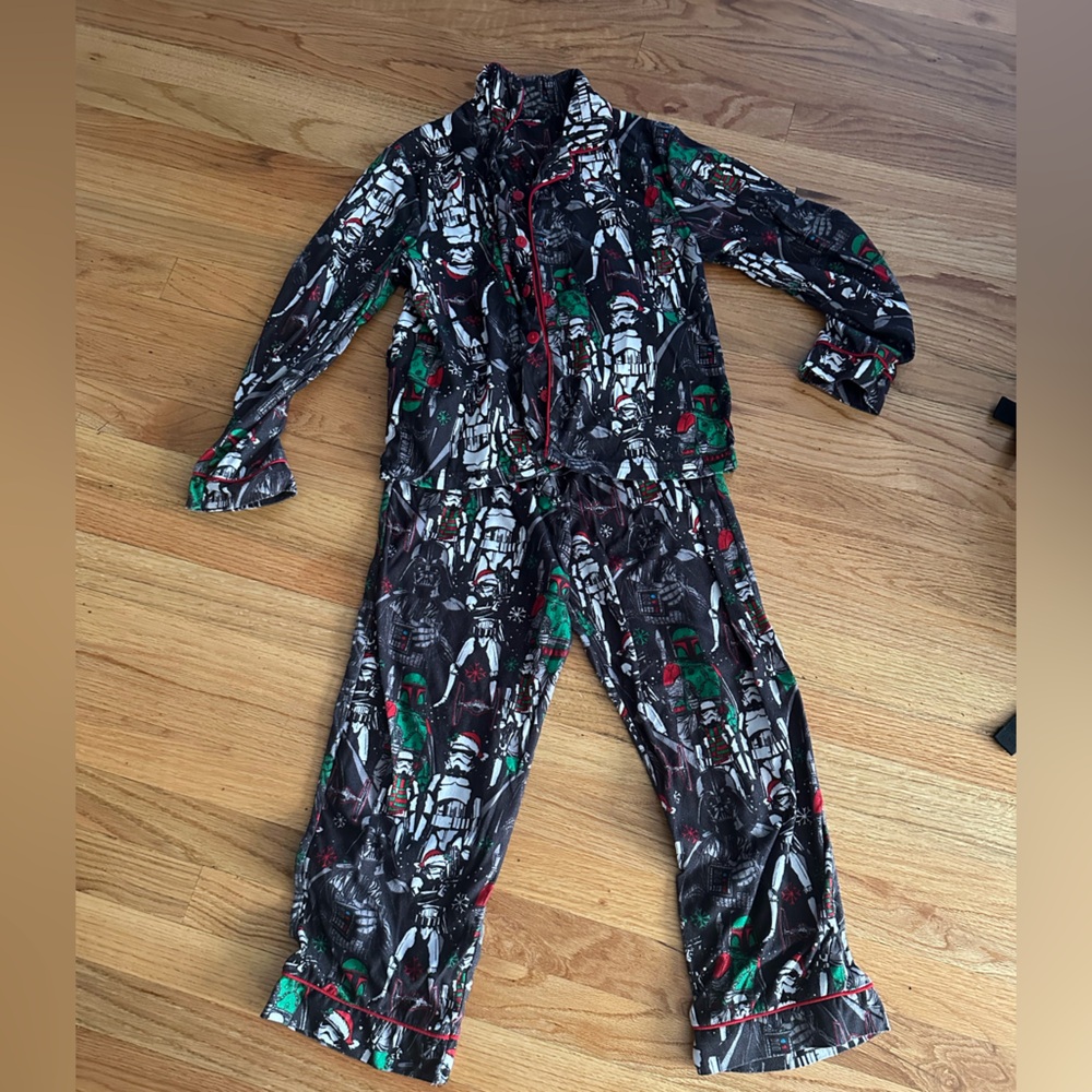 Star Wars stormtroopers Christmas holiday flannel pajamas!
